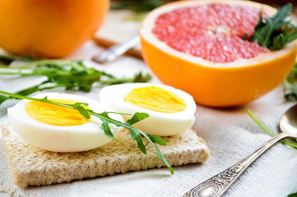 яйца и грейпфрут для диеты магги